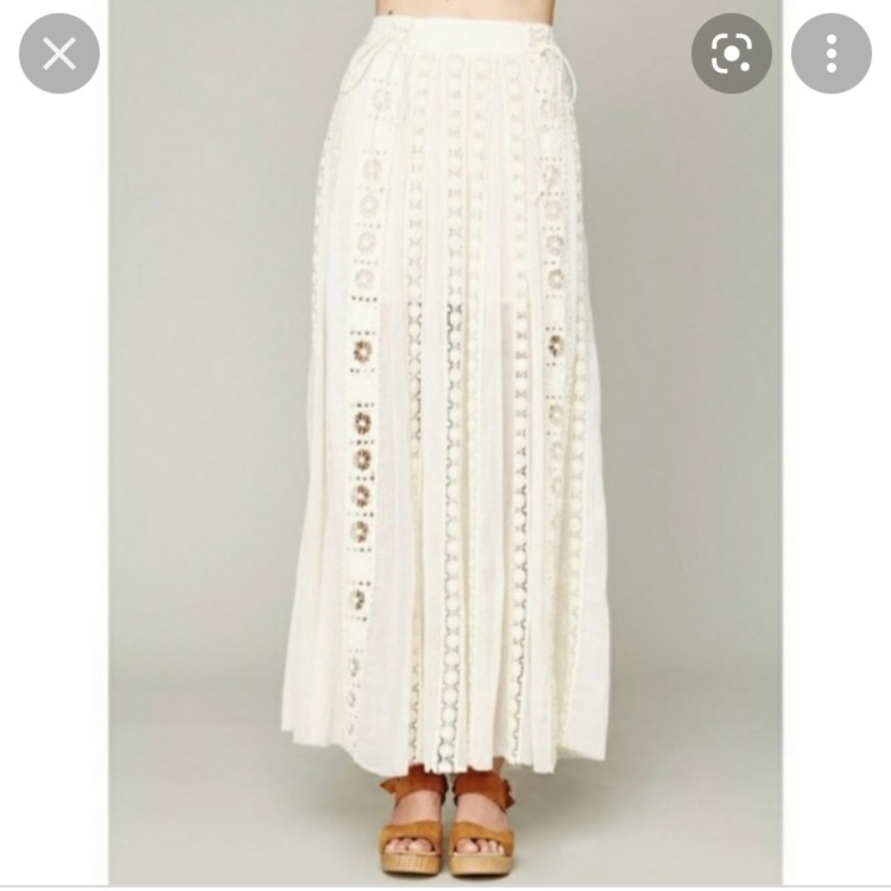 Free People One lg maxi skirt
